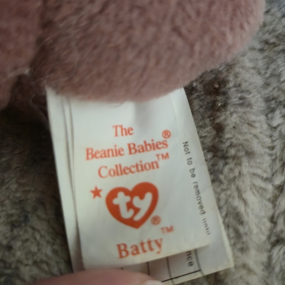 Ty Beanie Baby Bundle 8pc Vintage Retired Goochy Batty Lot 90s - Picture 10 of 16